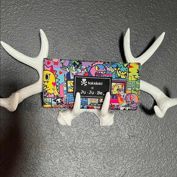 Tokidoki x Ju-Ju-Be Colorful Wallet kajiu city with coin purse - Picture 1 of 9